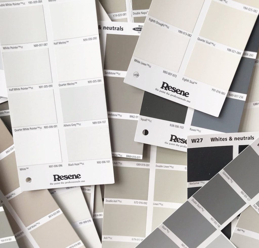 Dulux Taupe White (close match to Taubmans Taupe Grey used in