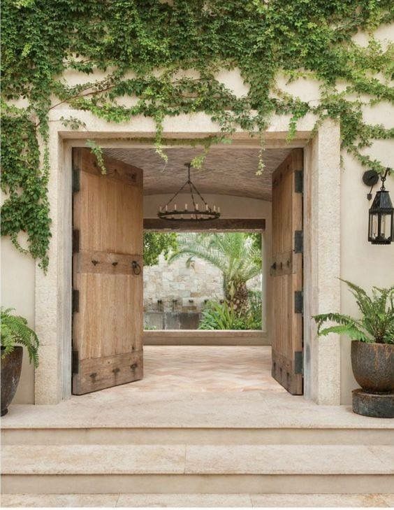 Green beige exterior